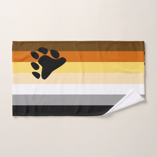 Bandera del Orgullo de Osos (Toalla de mano)