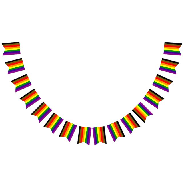 Bandera del Orgullo Filadelfia Banner Bunting Fies (Todo)