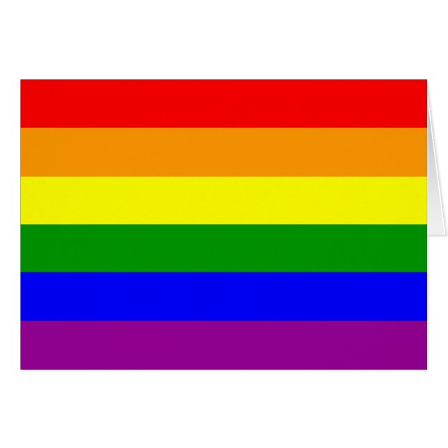 Bandera del orgullo gay (Anverso (Horizontal))