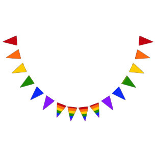Bandera del orgullo gay caído