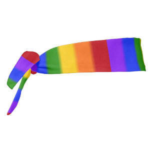 Bandera del orgullo gay caído
