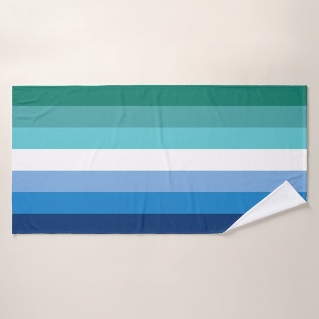 Bandera del Orgullo Gay Masculino (Toalla de baño)