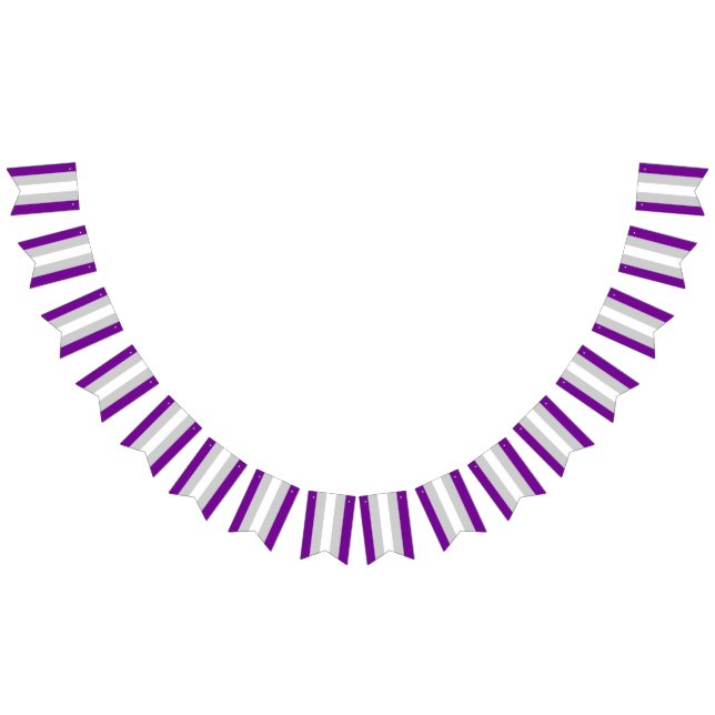 Bandera del Orgullo Graysexual Banner Bunting Fies (Todo)