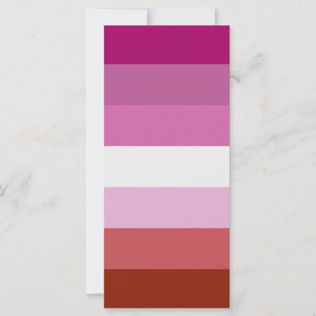 Bandera del Orgullo Lesbiano LGBTQ (Anverso)