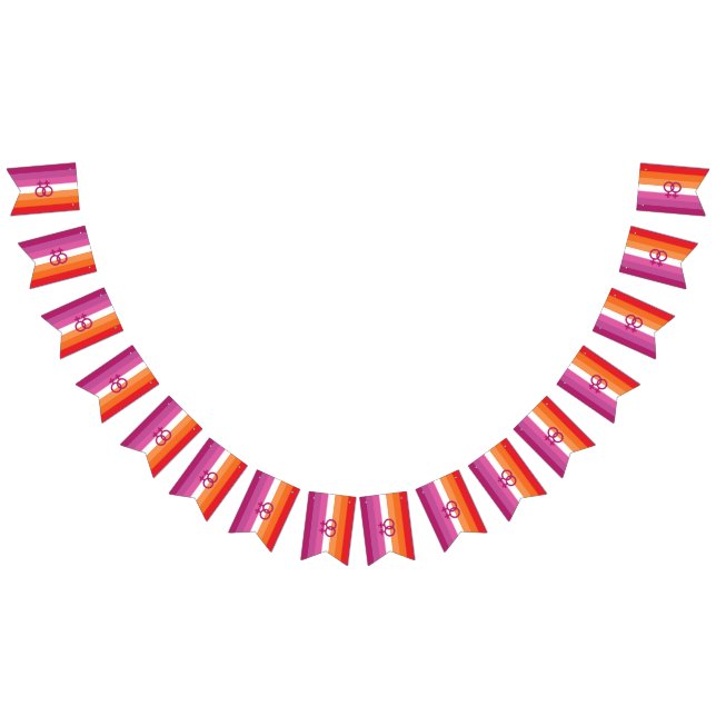 Bandera del Orgullo Lesbiano WLW (Todo)