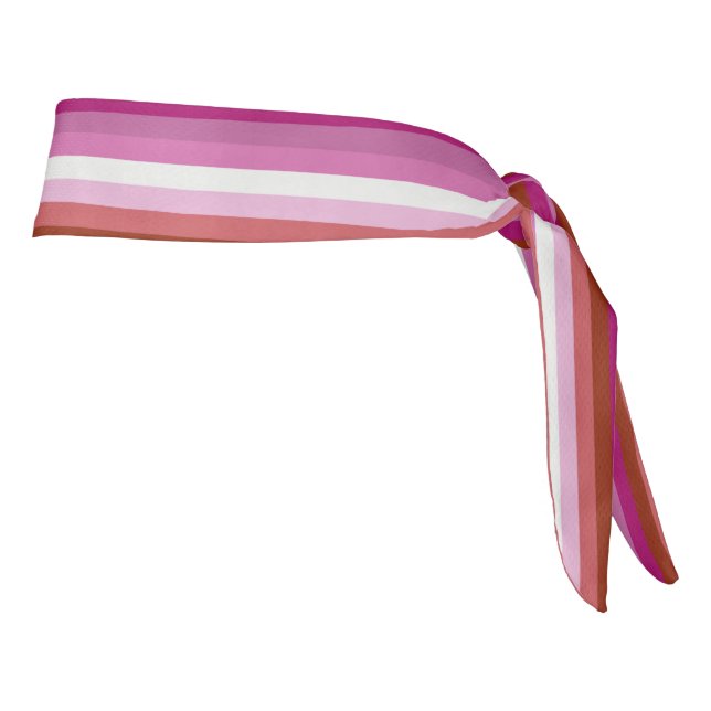 Bandera del Orgullo Lésbico con lápiz labial (Girar 90)