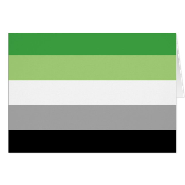 Bandera del orgullo romántico LGBTQ (Anverso (Horizontal))