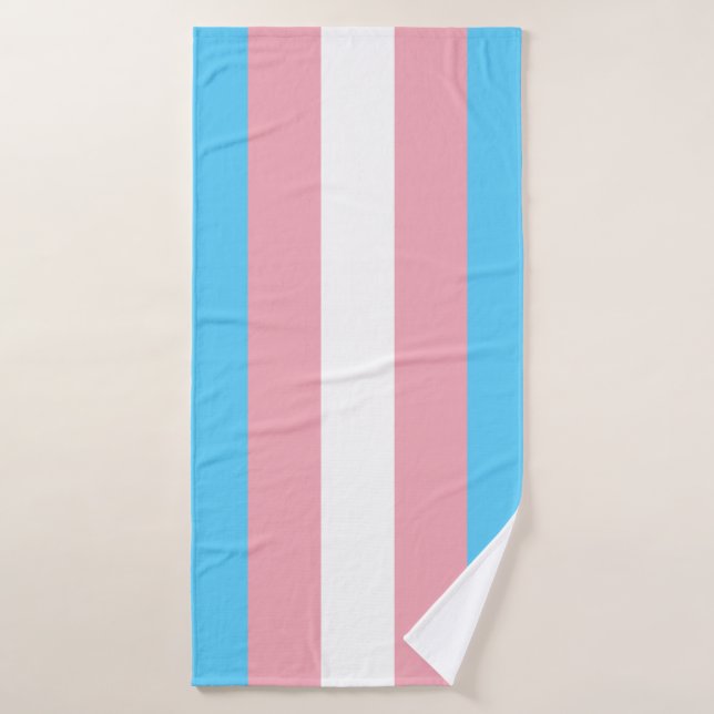 Bandera del Orgullo Transgénero (Toalla de baño)