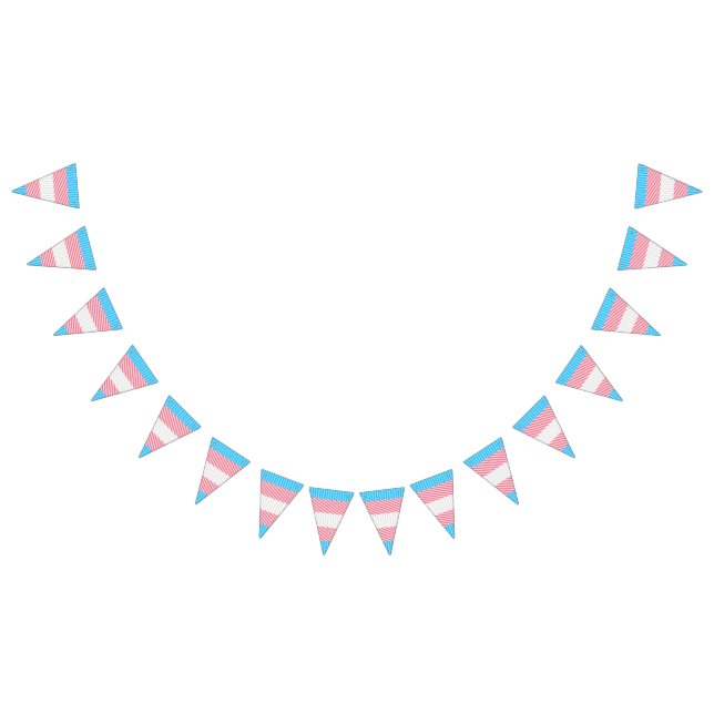 Bandera del Orgullo Transgénero de Funky Boho Stri (Todo)