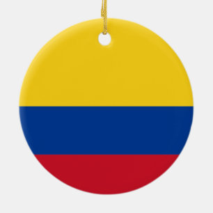 Bandera del ornamento de Colombia