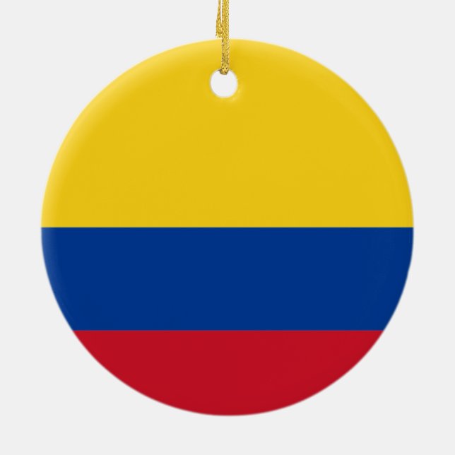 Bandera del ornamento de Colombia (Atrás)