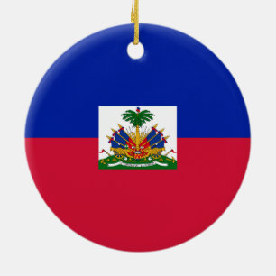 Bandera del ornamento de Haití