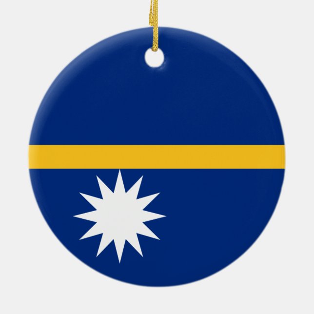 Bandera del ornamento de Nauru (Atrás)