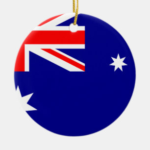 Bandera del ornamento del navidad de Australia