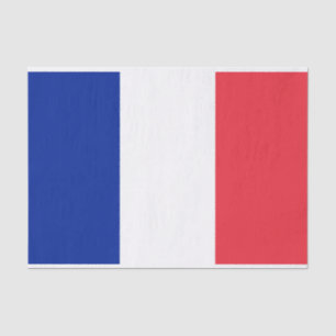 Bandera del papel seda de Francia