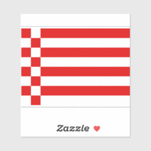 Bandera del Pegatina Bremen Vinyl