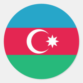 Bandera del Pegatina de Azerbaiyán