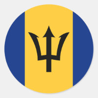 Bandera del Pegatina de Barbados