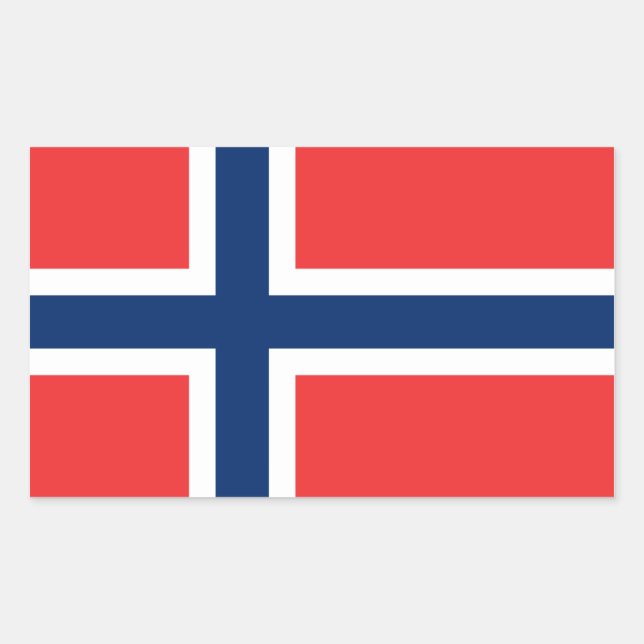 Bandera del Pegatina de Noruega (Anverso)
