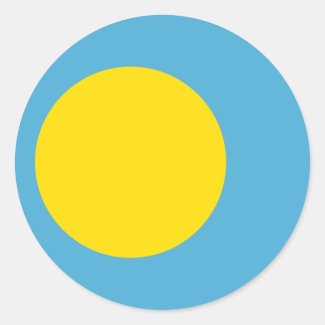 Bandera del Pegatina de Palau (Anverso)