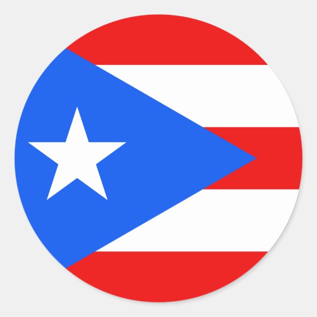 Bandera del Pegatina de Puerto Rico (Anverso)
