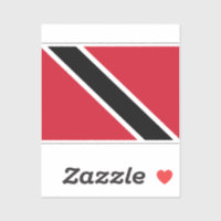 Bandera del Pegatina de Trinidad y Tobago