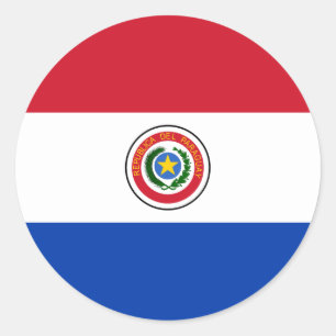 Bandera del Pegatina Paraguay