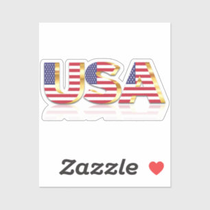Bandera del Pegatina Patriótico de los Estados Un