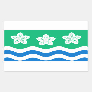 Bandera del Pegatina rectangular de Cumberland