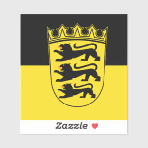 Bandera del Pegatina Vinyl de Baden-Württemberg