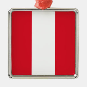 Bandera del Perú (Bandera Peruana) Ornamento cerám