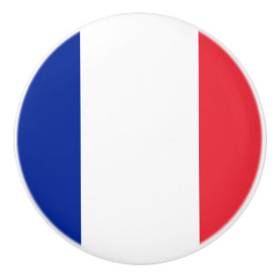 Bandera del pomo de cerámica de Francia