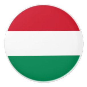 Bandera del pomo de cerámica de Hungría