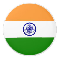Bandera del pomo de cerámica de la India