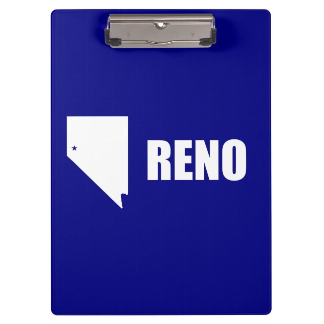Bandera del Portapapeles de Reno, Nevada (Anverso)