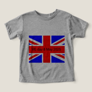 Bandera del Reino Unido Día VE 2025