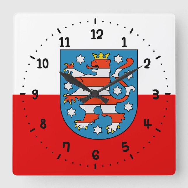 Bandera del reloj de la plaza de Turingia (Anverso)