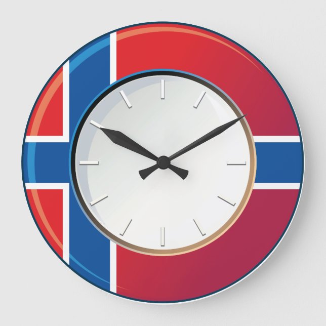 Bandera del reloj de Noruega (Anverso)