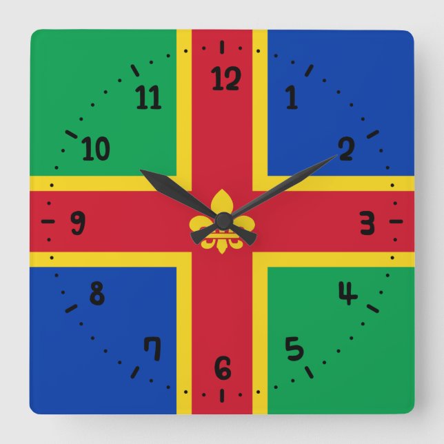 Bandera del reloj de pared cuadrado de pagarés de  (Anverso)