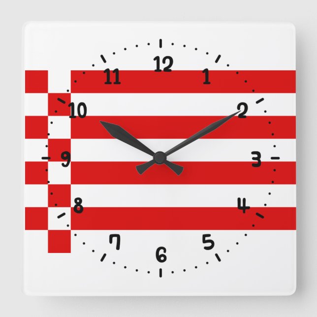 Bandera del reloj de pared de Bremen Square (Anverso)