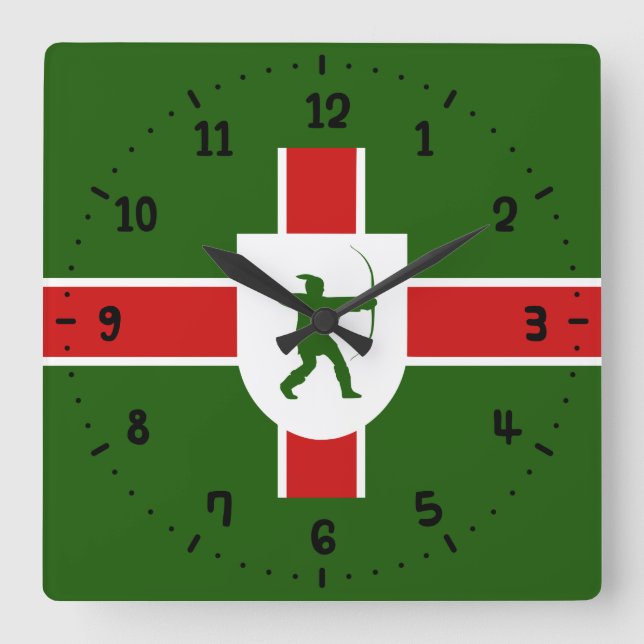 Bandera del reloj de pared de la plaza Nottinghams (Anverso)