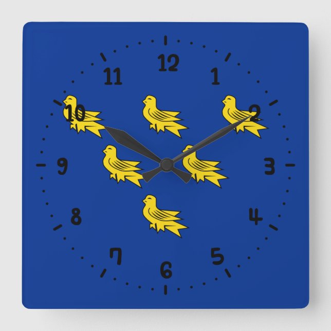 Bandera del reloj de pared de la plaza Sussex (Anverso)