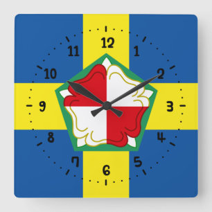 Bandera del reloj de pared de Pembrokeshire Square