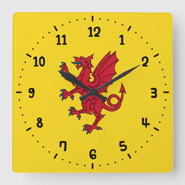 Bandera del reloj de pared de Somerset Square (Anverso)