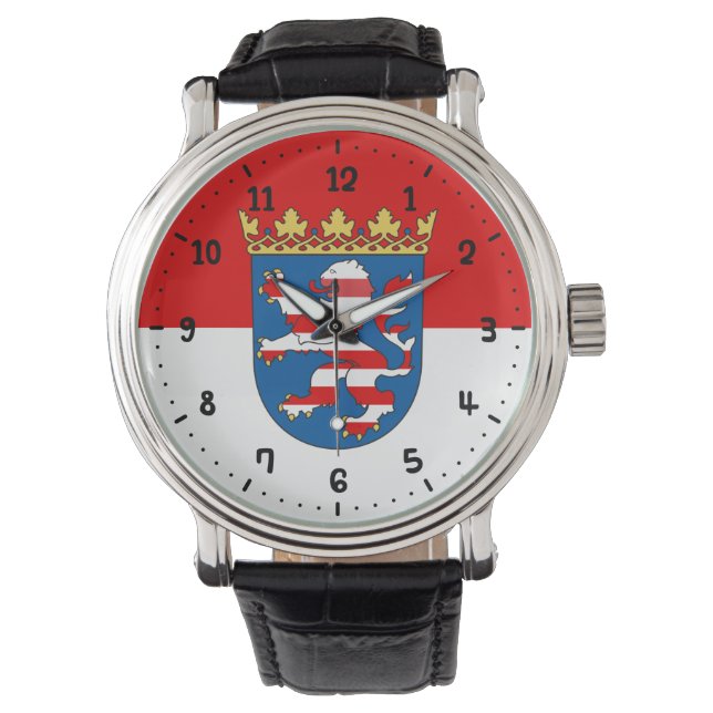 Bandera del reloj de pulsera de Hesse (Anverso)