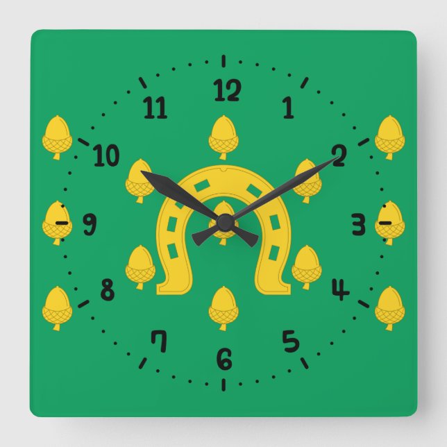 Bandera del reloj del muro de la plaza Rutland (Anverso)