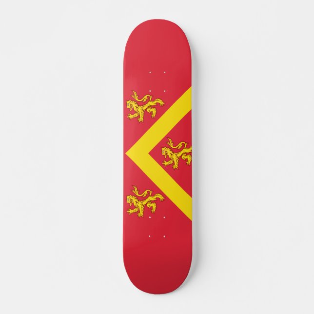 Bandera del Skateboard Anglesey (Anverso )