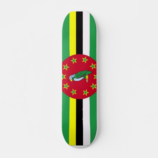 Bandera del Skateboard Dominica (Anverso )