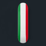 Bandera del Skateboard Westphalia de Renania del N<br><div class="desc">Skateboard con bandera de Renania del Norte-Westfalia (Nordrhein-Westfalens),  diseño con tricolor horizontal de verde,  blanco y rojo</div>