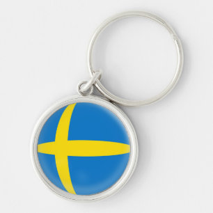 Bandera del sueco de Suecia del llavero